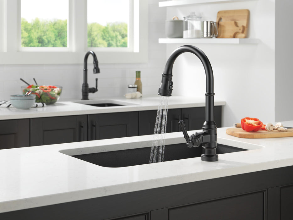 Delta Broderick 9190T Single Handle Pull-Down Kitchen Faucet With TouchTouch 2O Technology