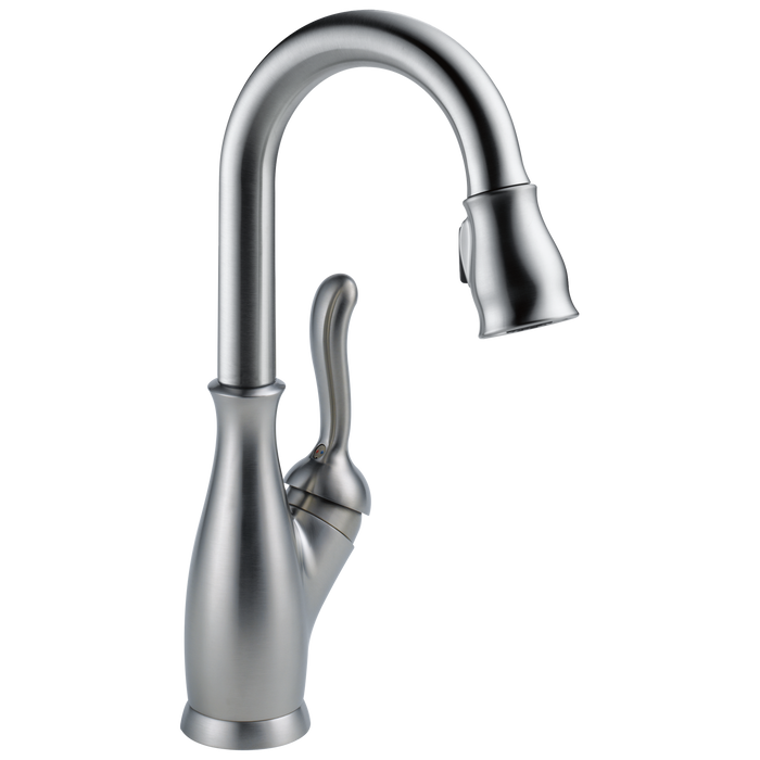 Delta Leland 9678 Single Handle Pull-Down Bar / Prep Faucet