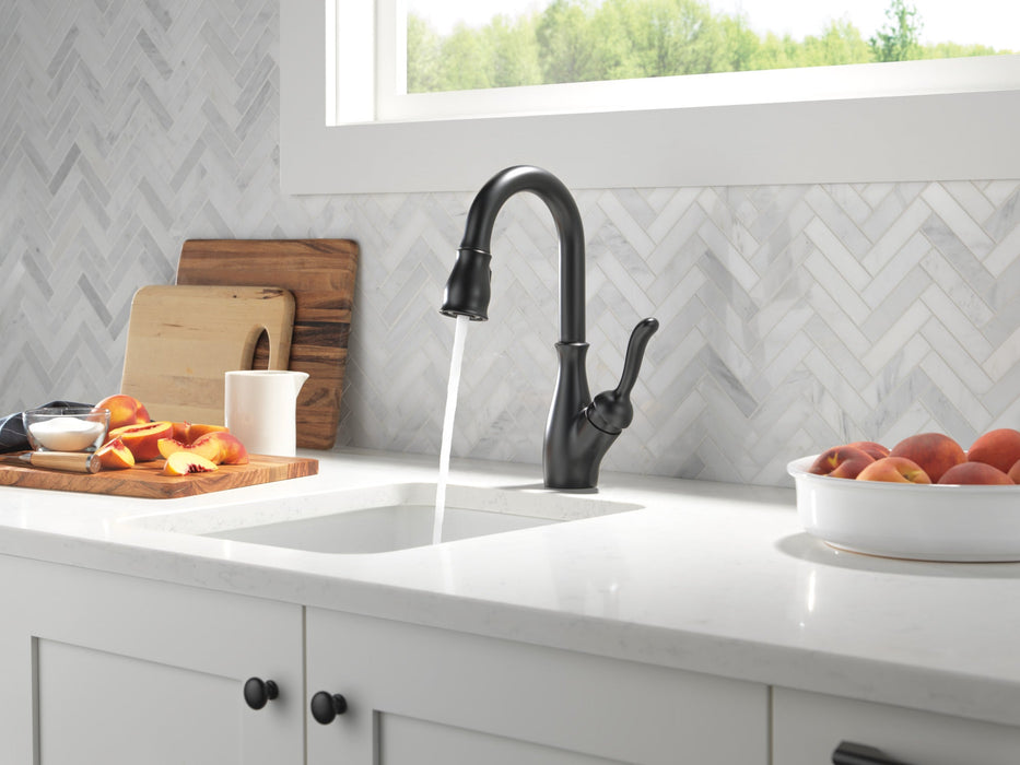 Delta Leland 9678 Single Handle Pull-Down Bar / Prep Faucet