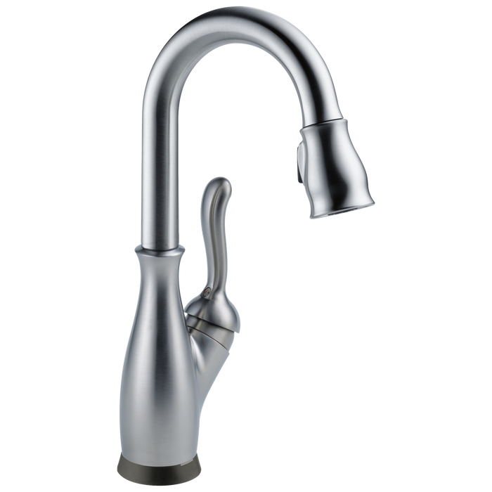 Delta Leland 9678T Single Handle Pull-Down Bar / Prep Faucet with TouchTouch 2O Technology