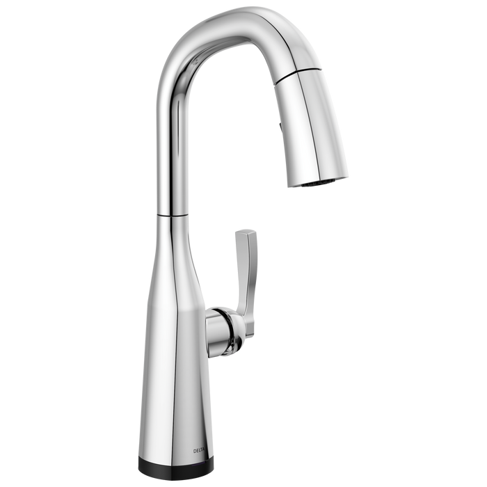 Delta Stryke 9976T Single Handle Pull-Down Bar/Prep Faucet with TouchTouch 2O Technology