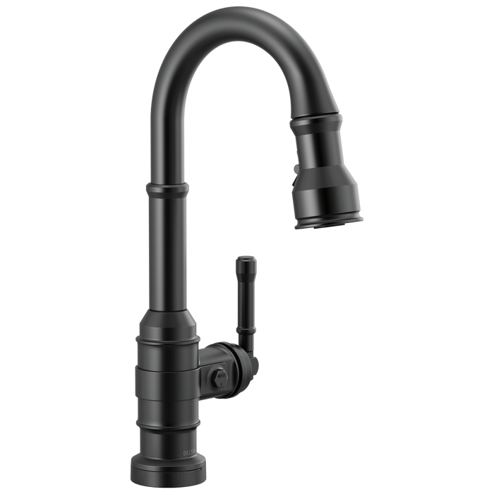 Delta Broderick 9990T Single Handle Pull-Down Bar/Prep Faucet with TouchTouch 2O Technology