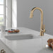 Delta Monrovia 9991 Single Handle Pull-Down Bar/Prep Faucet, lumicoat champagne bronze - view 3