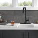 Delta Monrovia 9991 Single Handle Pull-Down Bar/Prep Faucet, matte black - view 5