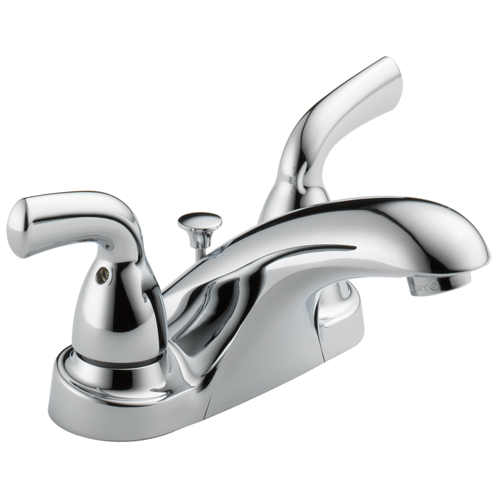 Delta Foundations B2510LF Two Handle Centerset Bathroom Faucet