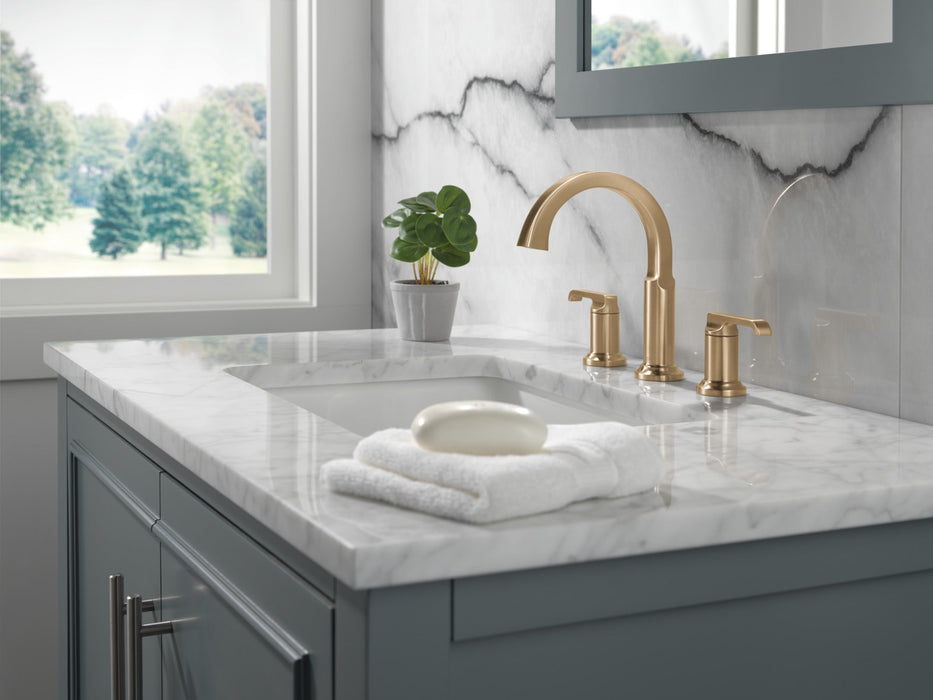 Delta Tetra 35588 Two Handle Widespread Bathroom Faucet