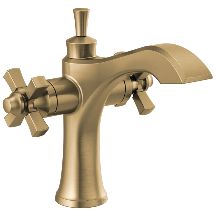 Delta Dorval 857 Two Handle Single Hole Monoblock Bathroom Faucet