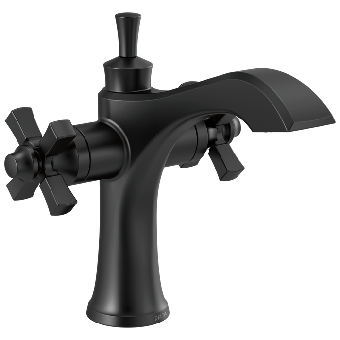 Delta Dorval 857 Two Handle Single Hole Monoblock Bathroom Faucet