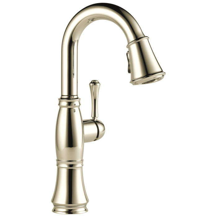 Delta Cassidy 9997 Single Handle Pull-Down Bar/Prep Faucet