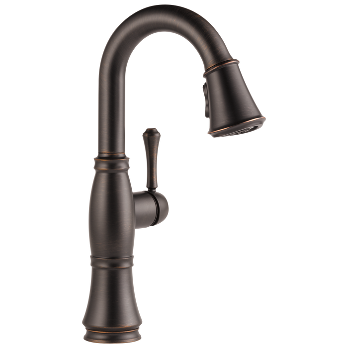 Delta Cassidy 9997 Single Handle Pull-Down Bar/Prep Faucet