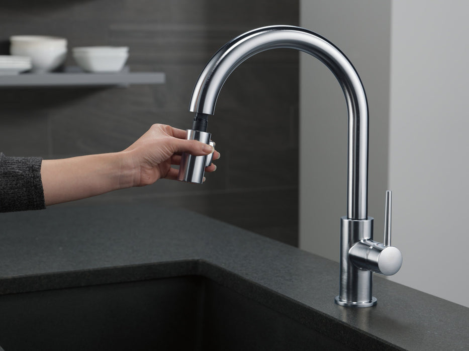 Delta Trinsic 9159 Single Handle Pull-Down Kitchen Limited Swivel