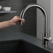 Delta Trinsic 9159 Single Handle Pull-Down Kitchen Limited Swivel, black stainless - view 4