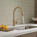Delta Trinsic 9159 Single Handle Pull-Down Kitchen Limited Swivel, champagne bronze - view 2