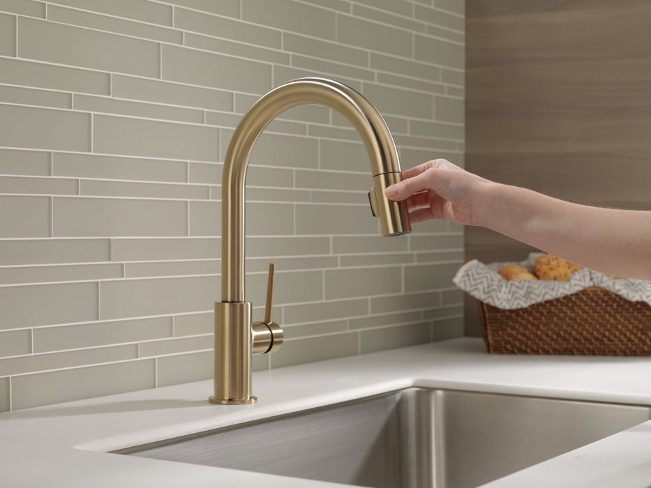 Delta Trinsic 9159 Single Handle Pull-Down Kitchen Limited Swivel