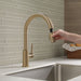 Delta Trinsic 9159 Single Handle Pull-Down Kitchen Limited Swivel, champagne bronze - view 5