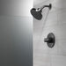 Delta Universal Showering Components 52688 H2OKINETIC 3-Setting Raincan Shower Head, matte black - view 4