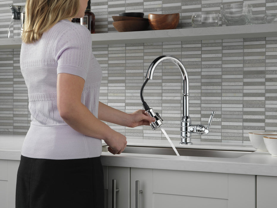 Delta Broderick 9190 Single Handle Pull-Down Kitchen Faucet