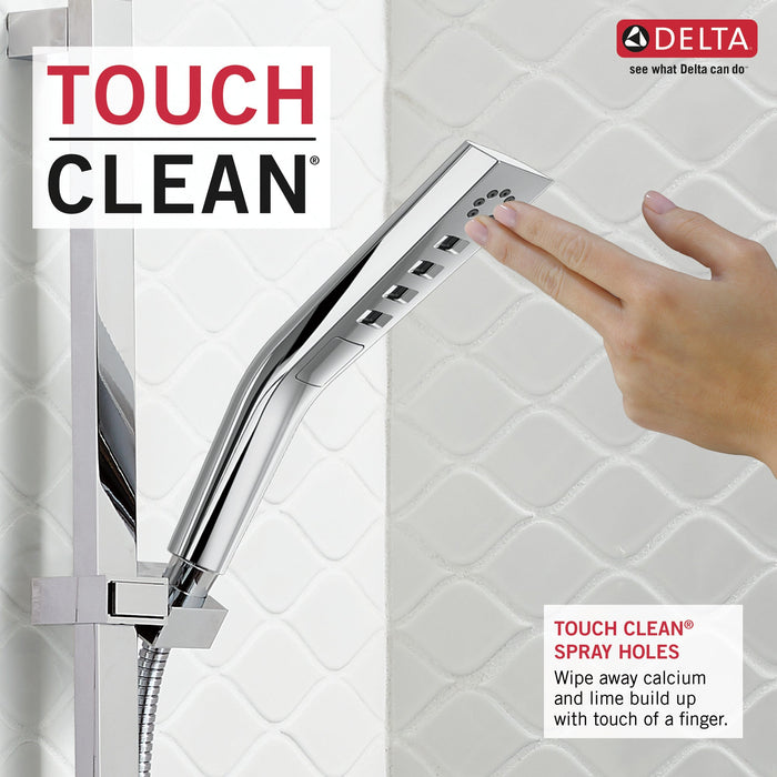 Delta Universal Showering Components 51799 H2OKINETIC 3-Setting Slide Bar Hand Shower