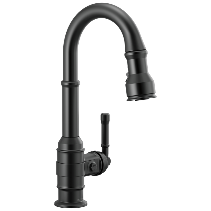 Delta Broderick 9990 Single Handle Pull-Down Bar/Prep Faucet