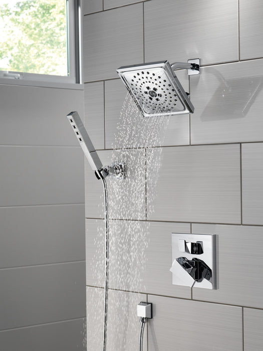 Delta Universal Showering Components 55567 H2OKINETIC Single-Setting Adjustable Wall Mount Hand Shower