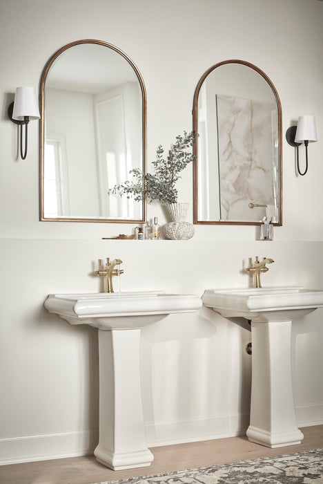 Delta Dorval 856 Two Handle Single Hole Monoblock Bathroom Faucet