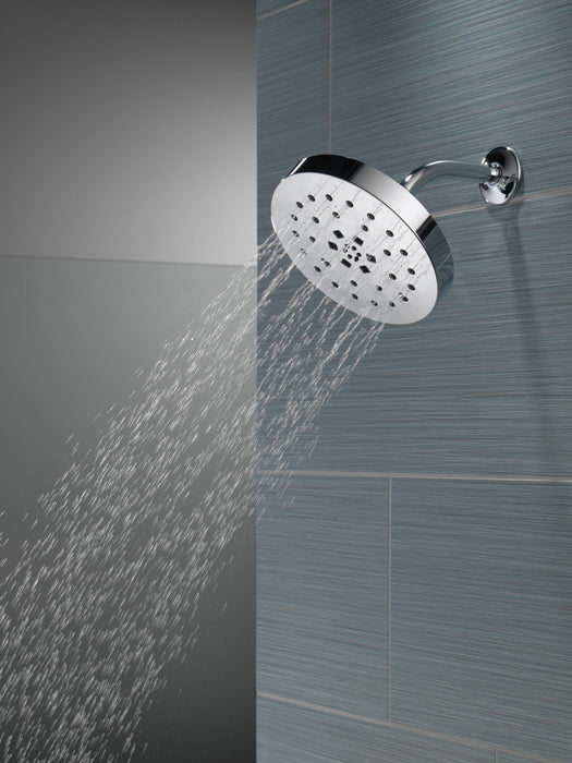 Delta Universal Showering Components 52488 H2Okinetic 4-Setting Shower Head with Ultrasoak