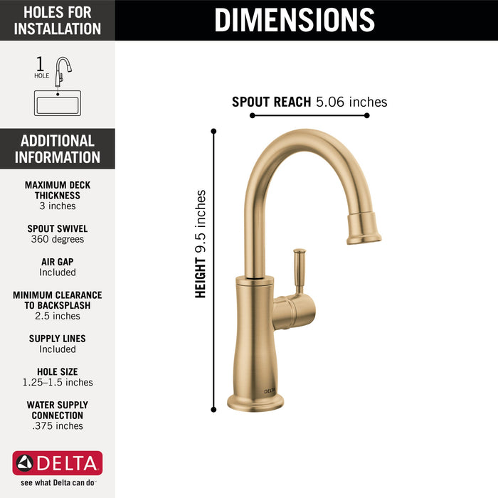 Delta 1960 Traditional Beverage Faucet