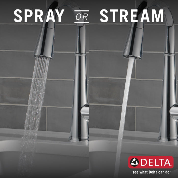 Delta Emmeline 9982 Single Handle Pull-Down Bar/Prep Faucet