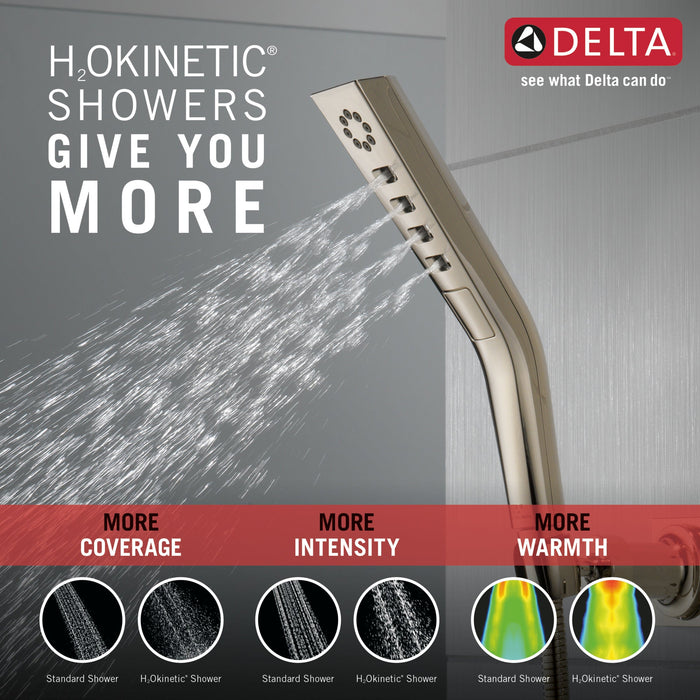 Delta Universal Showering Components 55799 H2OKINETIC 3-Setting Wall Mount Hand Shower