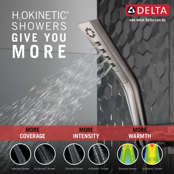 Delta Universal Showering Components 55799 H2OKINETIC 3-Setting Wall Mount Hand Shower