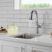 Delta Coranto 9979 Single Handle Pull-Down Bar/Prep Faucet, arctic stainless - view 3