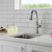 Delta Coranto 9979 Single Handle Pull-Down Bar/Prep Faucet, arctic stainless - view 5