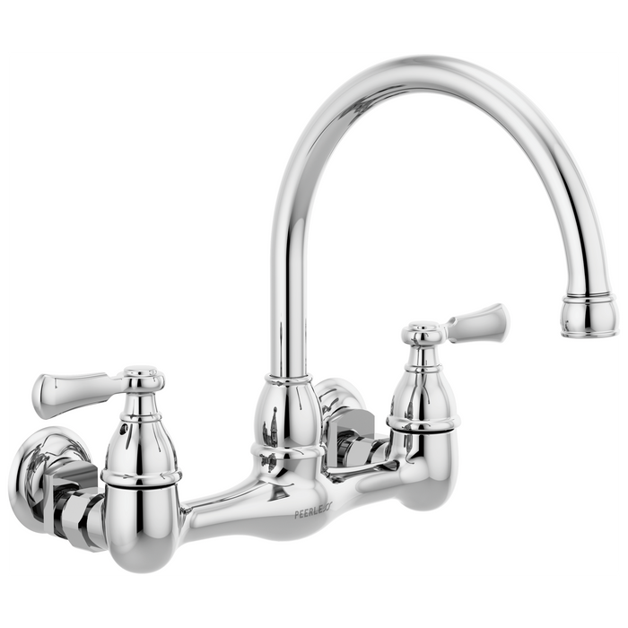 Peerless Elmhurst P2765LF Two-handle wall-mount kitchen faucet