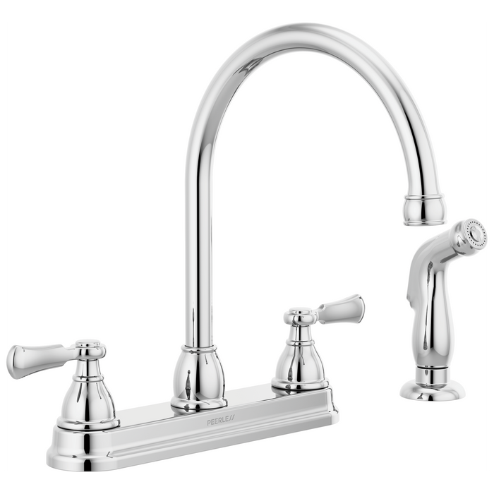 Peerless Elmhurst P2865LF Two-Handle Kitchen Faucet with Spray