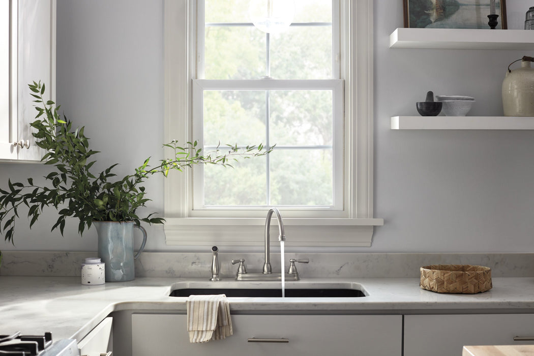 Peerless Elmhurst P2865LF Two-Handle Kitchen Faucet with Spray