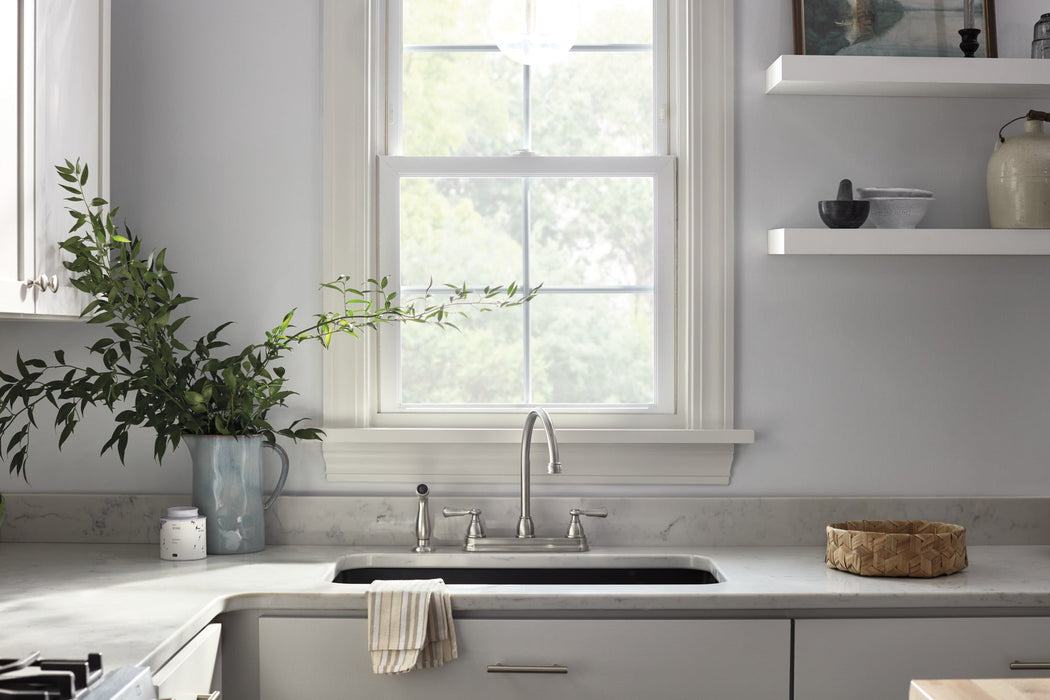 Peerless Elmhurst P2865LF Two-Handle Kitchen Faucet with Spray