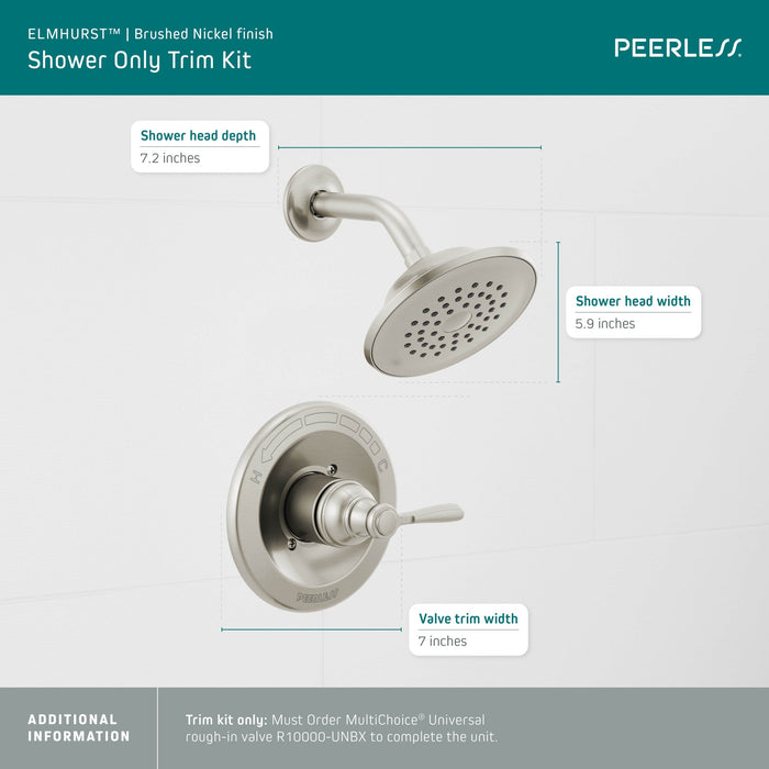 Peerless Elmhurst PTT14265 Shower only trim kit