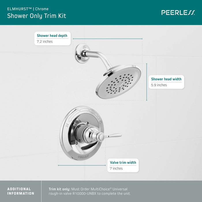 Peerless Elmhurst PTT14265 Shower only trim kit