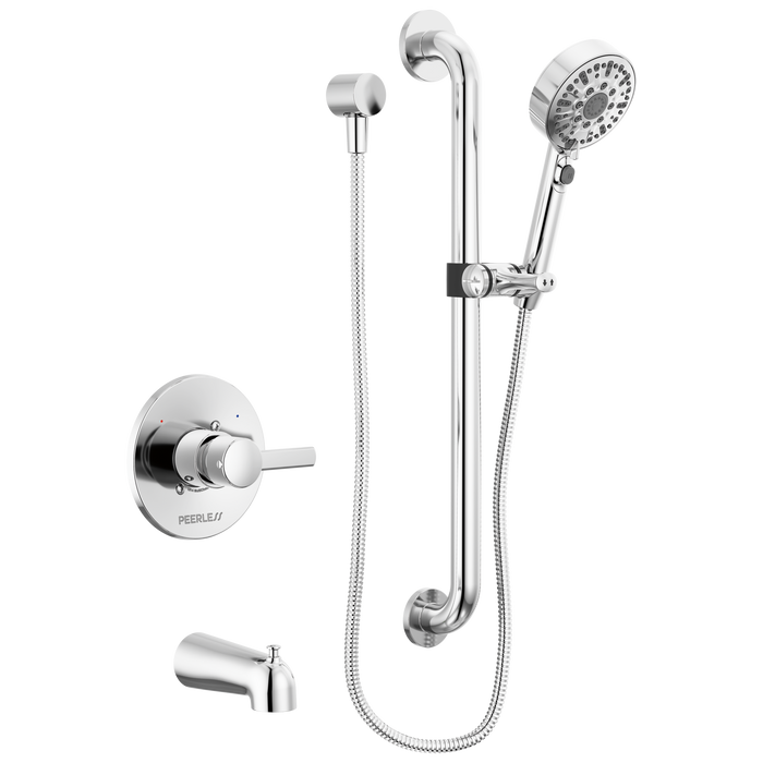 Peerless Precept PTT24147 ADA tub and hand shower