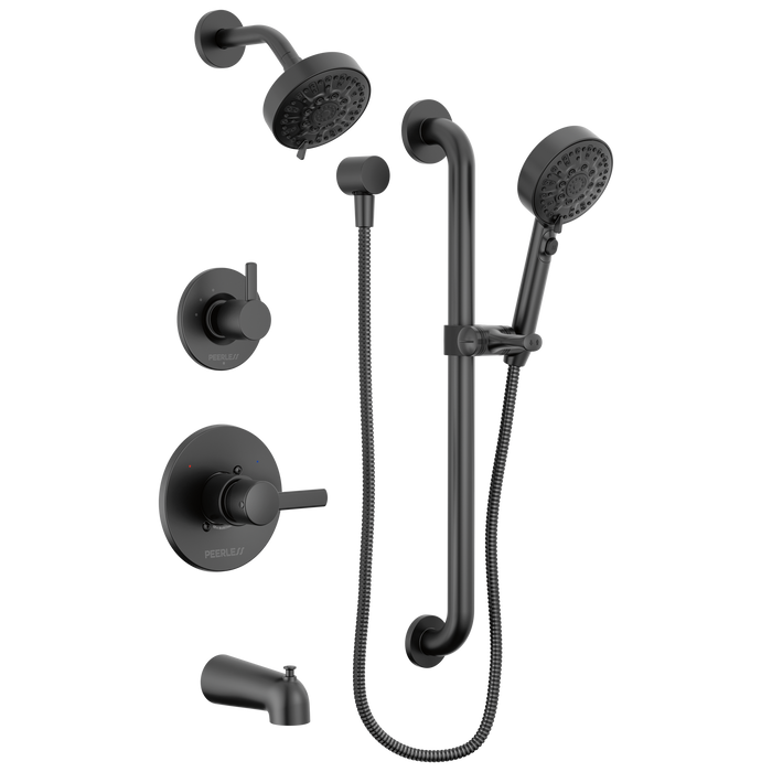 Peerless Precept PTT24447 ADA tub shower and hand shower