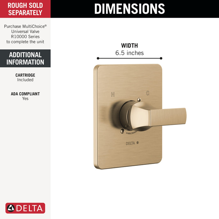 Delta Velum T14037 Monitor 14 Series Valve Only Trim