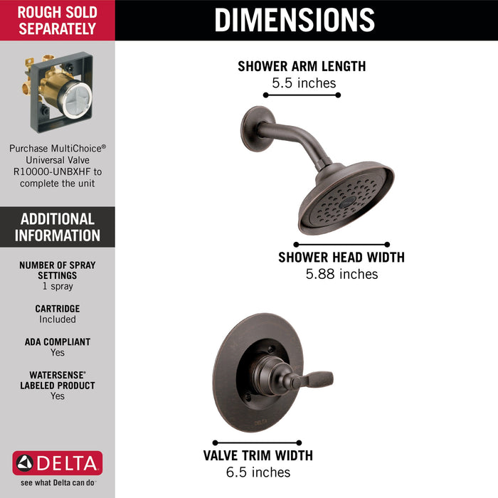 Delta Woodhurst T14232 Shower Trim