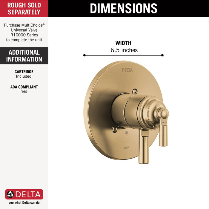 Delta Saylor T17035 Monitor 17 Series Valve Trim Only