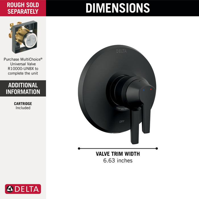 Delta Galeon T17072 17 Series Valve Only Trim