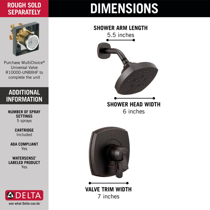 Delta Stryke T17276 17 Series Shower Only
