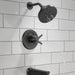 Delta Galeon T17472 17S Tub Shower Trim with H2OKinetic, matte black - view 5
