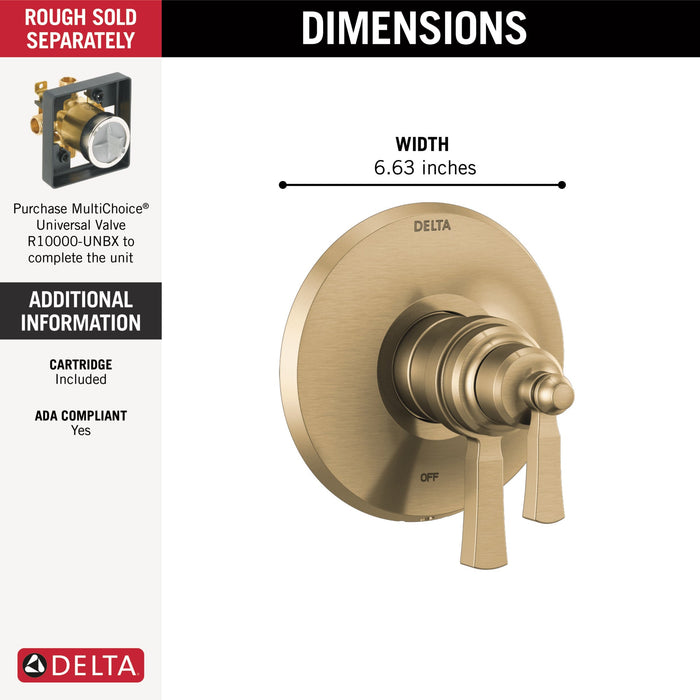 Delta Dorval T17T056 TempAssure 17T Series Valve Only Trim
