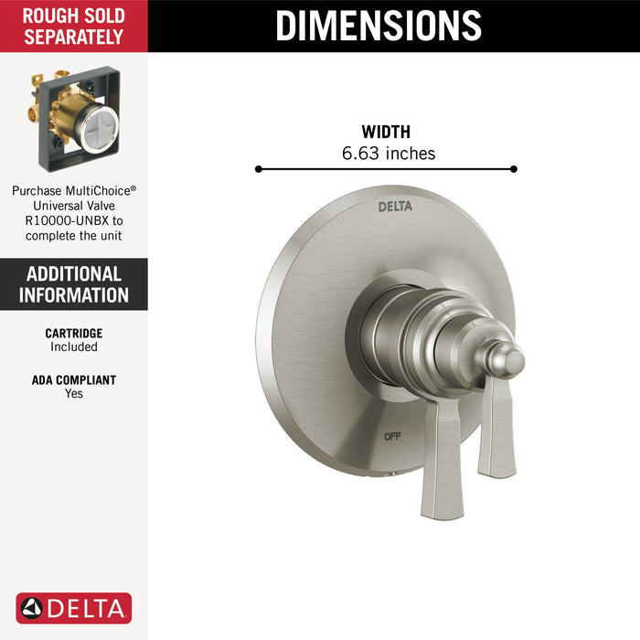 Delta Dorval T17T056 TempAssure 17T Series Valve Only Trim