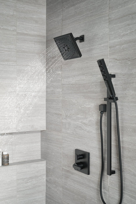 Delta Ara T24867 Angular Modern Monitor 14 Series Valve Trim with 3-Setting Integrated Diverter
