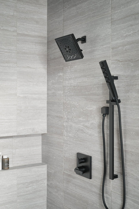 Delta Ara T24867 Angular Modern Monitor 14 Series Valve Trim with 3-Setting Integrated Diverter